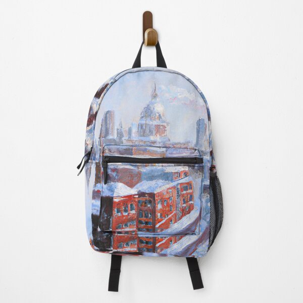 Item preview, London In Snow' Oil Painting designed and sold by AnimateSpring.
