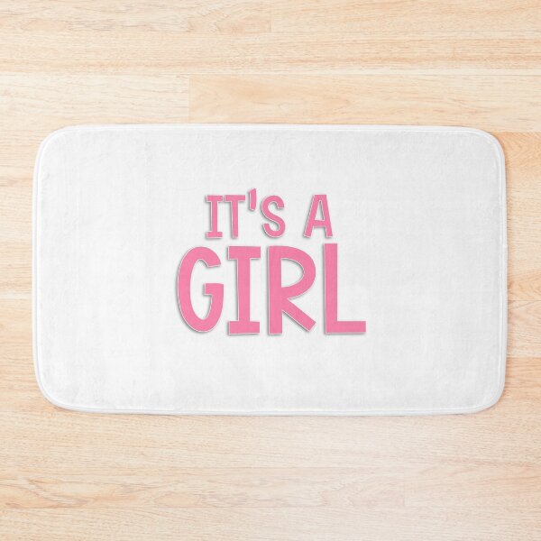Item preview, IT'S A GIRL ! Gender Reveal Team Baby Shower Design Girl Pink theme Gender Reveal  designed and sold by ZenDesigner.