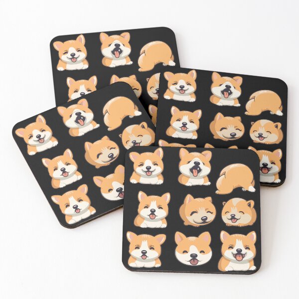Item preview, Shiba Inu Face Expressions Pack designed and sold by StickerWorlds.