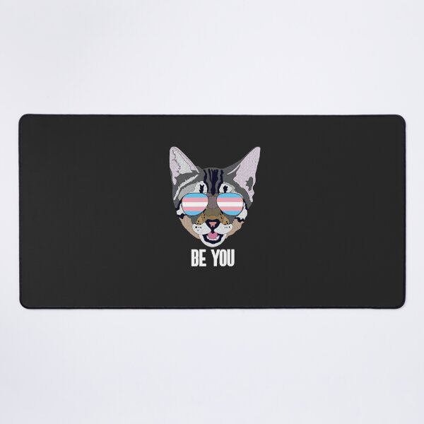 Item preview, BE YOU - Funny Cat Trans Quote designed and sold by Lightfield.