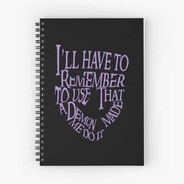 Item preview, A Demon Made Me Do It - Purple Hawke Quote, Version 2 designed and sold by Deity Of Duality.