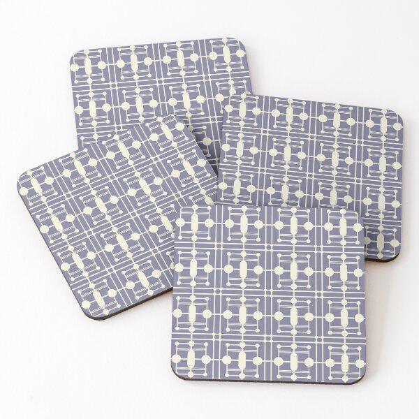 Item preview, Abstract Geometric Pattern in Purple designed and sold by PollycatArt.