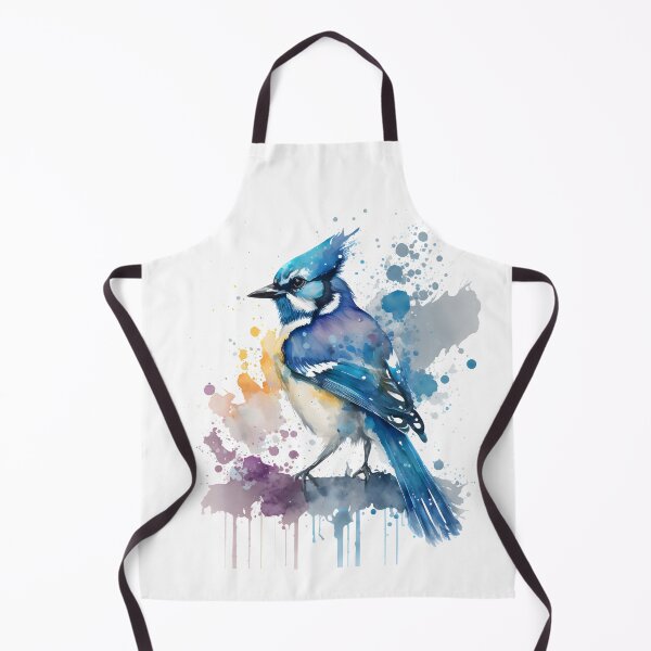 Item preview, Bluejay Watercolour Bird Painting designed and sold by AqueductDesigns.