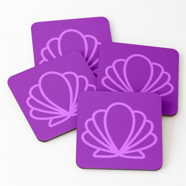 Item preview, Scallop Shell Stylised purple designed and sold by TheScraggyBeard.