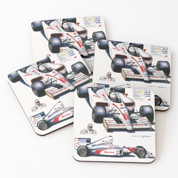 Item preview, Sauber Mika Salo 2000 Sauber C19 F1 Racing Retro Poster Print designed and sold by PicTechNowArt.