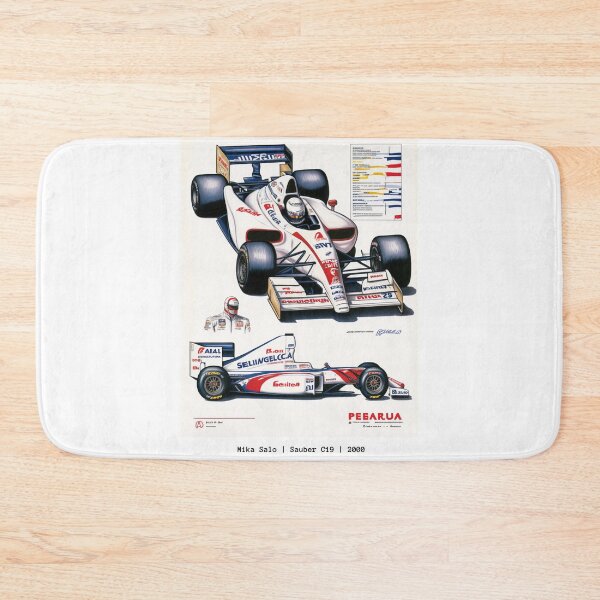 Item preview, Sauber Mika Salo 2000 Sauber C19 F1 Racing Retro Poster Print designed and sold by PicTechNowArt.