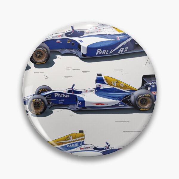 Item preview, Prost Jean Alesi 2000 Prost AP03 F1 Racing Retro Poster Print designed and sold by PicTechNowArt.