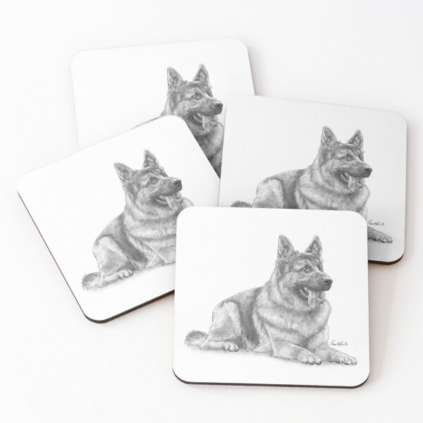 Item preview, The GSD German Shepherd Dog designed and sold by Elspeth Rose Design.