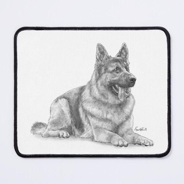 Item preview, The GSD German Shepherd Dog designed and sold by Elspeth Rose Design.