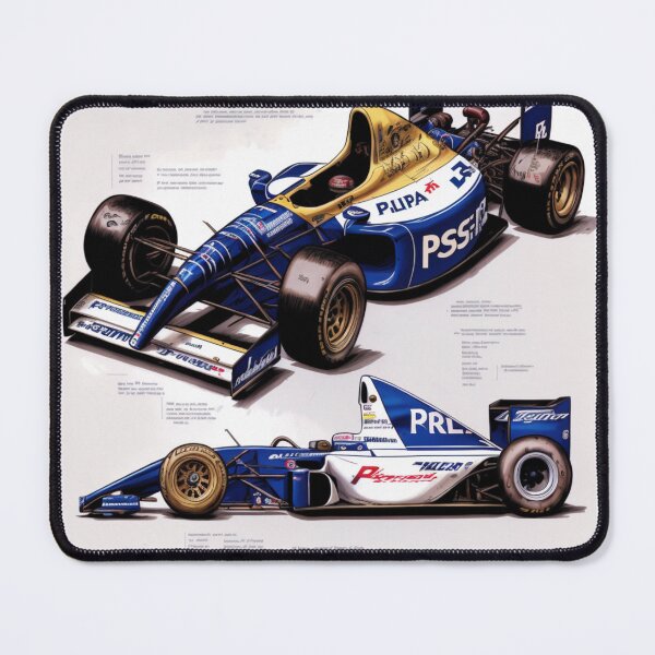 Item preview, Prost Jean Alesi 2000 Prost AP03 F1 Racing Retro Poster Print designed and sold by PicTechNowArt.