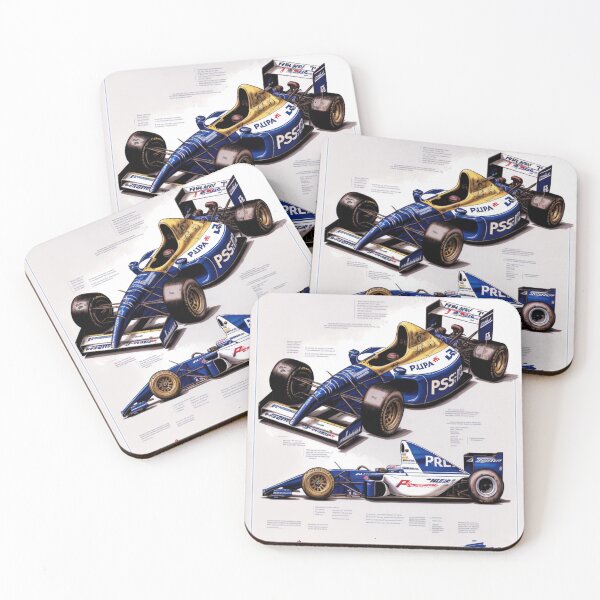 Item preview, Prost Jean Alesi 2000 Prost AP03 F1 Racing Retro Poster Print designed and sold by PicTechNowArt.