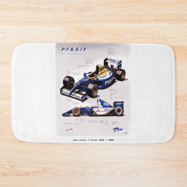 Item preview, Prost Jean Alesi 2000 Prost AP03 F1 Racing Retro Poster Print designed and sold by PicTechNowArt.