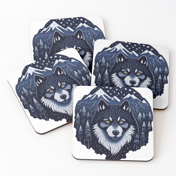 Item preview, A Svg Wolf Looking In Your Soul designed and sold by VintageVib.