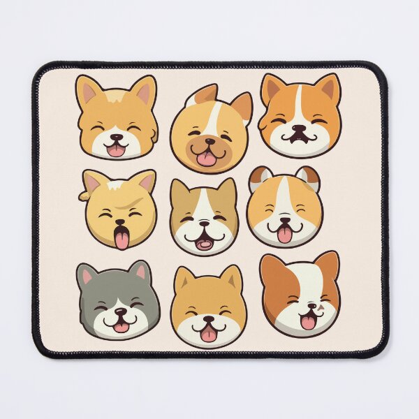 Cute Desk Mat Anime Cartoon Desk Pad Mouse Pad Kawaii Large Yellow Shiba  Inu Gaming Mousepad XXL Laptop Keyboard Desktop Writing Pad Stitched Edge Desk  Accessories for Girls Students 31.5''''X15.7'''' 