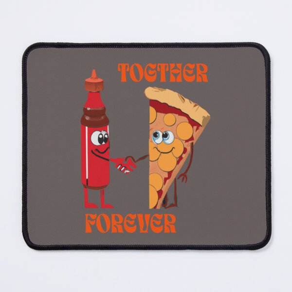 Item preview, pizza and ketchup designed and sold by Zagalo Art.