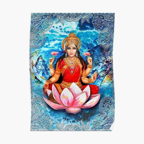 Lakshmi and the Churning Ocean Poster