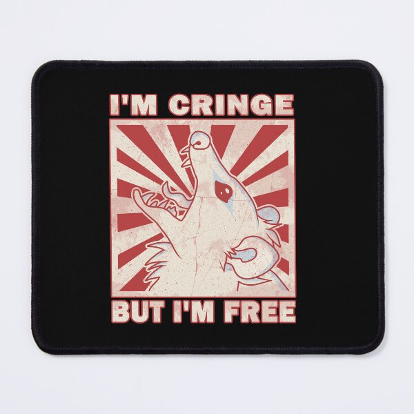 Item preview, I'm Cringe, But I'm Free - Possum designed and sold by ValentinaHramov.