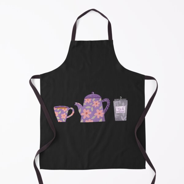 Item preview, Flowery tea kettle and tea cup designed and sold by pinkyfish1010.