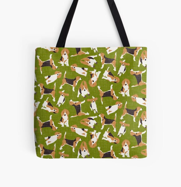 Item preview, beagle scatter green designed and sold by scrummy.
