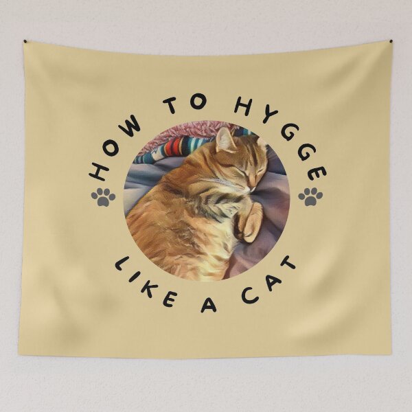 Item preview, How To Hygge Like A Cat Fat Cat designed and sold by AlpacaSmokes.
