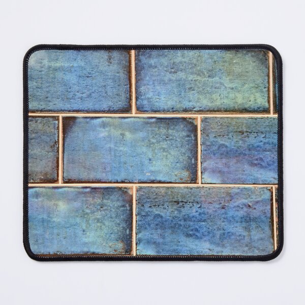 Item preview, Glossy Blue Tiles designed and sold by texturebank.