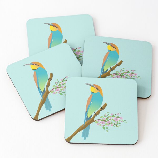 Item preview, European bee-eater illustration	 designed and sold by Bwiselizzy.