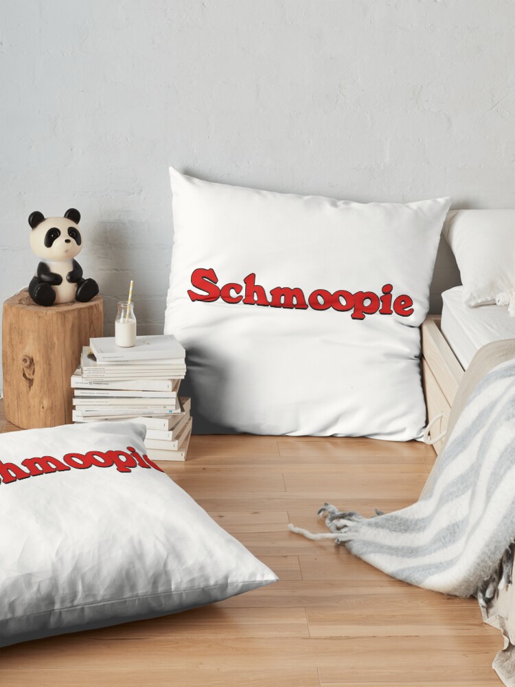 Alternate view of Schmoopie sticker Floor Pillow