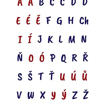 Artwork thumbnail, The Czech Alphabet by Grijben