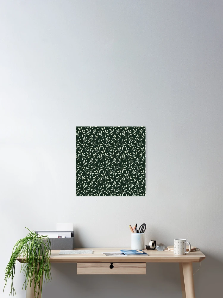 Thumbnail 2 of 3, Poster, leaf design pattern designed and sold by StyleyPixels.