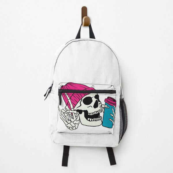 Item preview, Rocking Skeleton with Coffee : Happy Skeleton designed and sold by MagnifiqueMind.