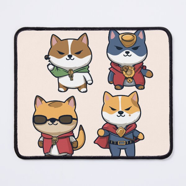 Item preview, Shiba Inu Superheros Pack designed and sold by StickerWorlds.