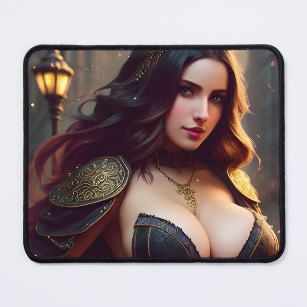 Item preview, Playful Steampunk Girl in Old Victorian city designed and sold by magikman65.