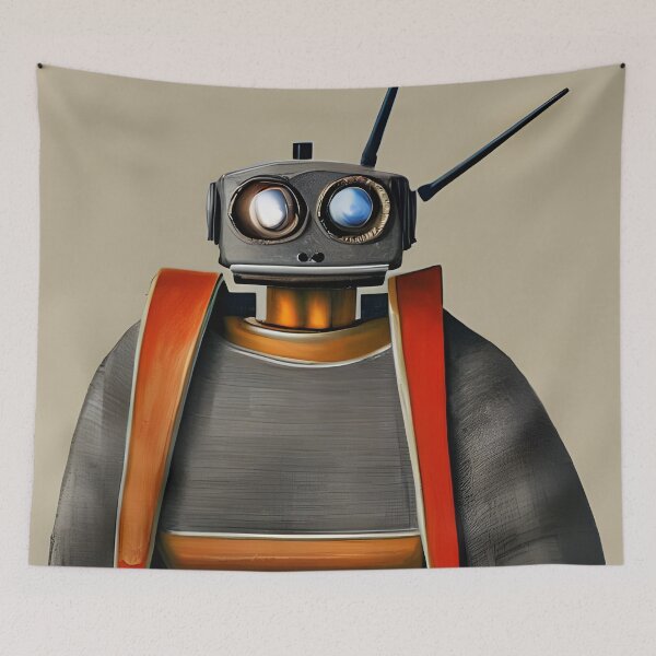 Item preview, Robot in the style of famous art. designed and sold by CRAFTER-MEDIA.
