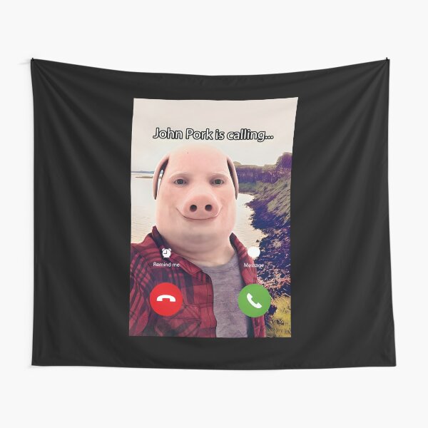 Tapestry John Pork Meme, John pork meme wall hanging Decoration 26 x 36  sold by BraKing, SKU 42021646