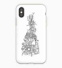 Vinilo o funda para iPhone Johnny & June Floral Guitar