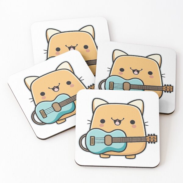 Item preview, Cute Orange Cat Guitarist designed and sold by KrieytPrintz.