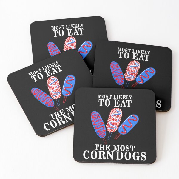 Item preview, Most Likely To The Most Corn Dogs 4th Of July Patriotic USA Gift designed and sold by TMelonShop.