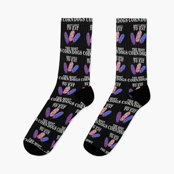 Item preview, Most Likely To The Most Corn Dogs 4th Of July Patriotic USA Gift designed and sold by TMelonShop.