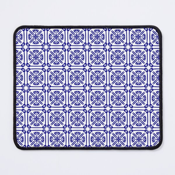 Item preview, Nouveau Spanish Tile Pattern in Blue and White designed and sold by kierkegaard.