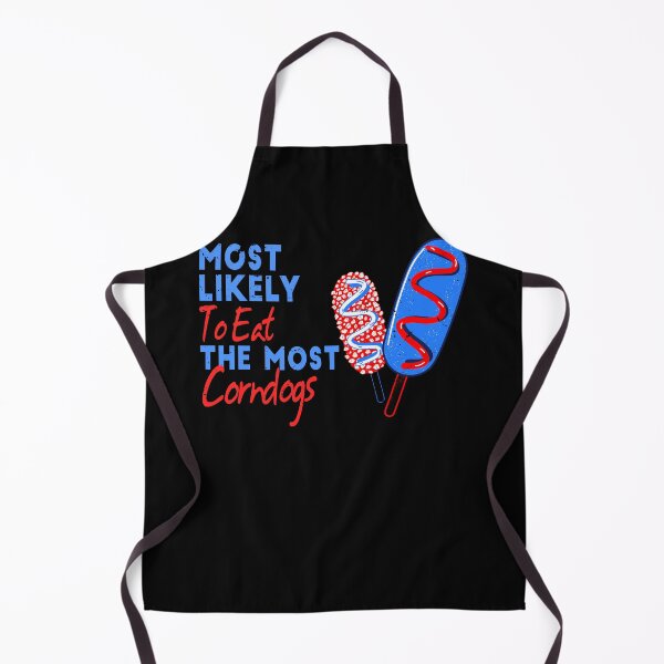 Item preview, Most Likely To The Most Corn Dogs 4th Of July USA Fireworks Gift designed and sold by TMelonShop.