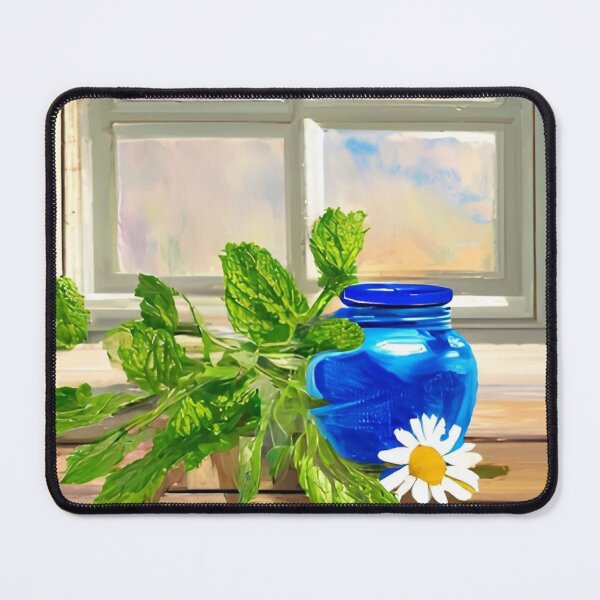 Item preview, Mint Blue Chamomile designed and sold by aginlow.