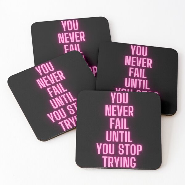 Item preview, You Never Fail Until you Stop Trying designed and sold by Kwoss.