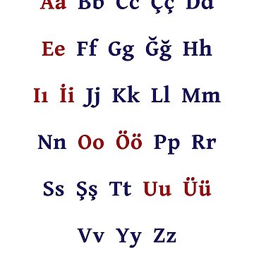 Artwork thumbnail, The Turkish Alphabet by Grijben