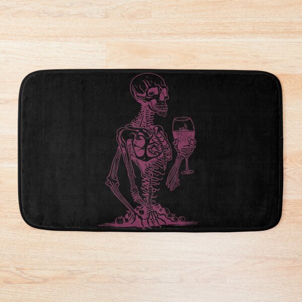 Item preview, perfect posture (skeleton with drink drawing) designed and sold by weirdove.