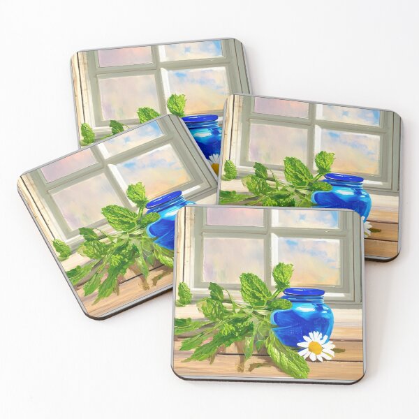 Item preview, Mint Blue Chamomile designed and sold by aginlow.