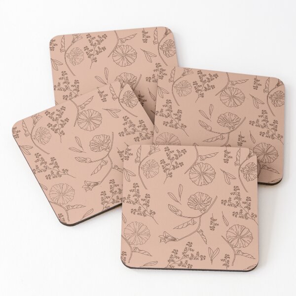Item preview, Dirty pink leafy pattern; 13 Pro Max iPhone Cases designed and sold by Micovic.