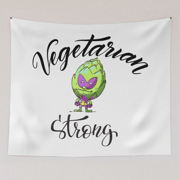 Item preview, Artichoke Alien Vegetarian Strong Foodietoon / Veggie Superheroes designed and sold by ProjectX23.