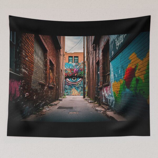 Item preview, Eye Graffiti Wall designed and sold by TylerBurst.