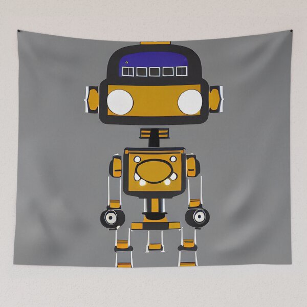 Item preview, Robot in the style of famous art. designed and sold by CRAFTER-MEDIA.