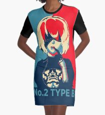 2B Nier H o p e Poster Graphic T-Shirt Dress